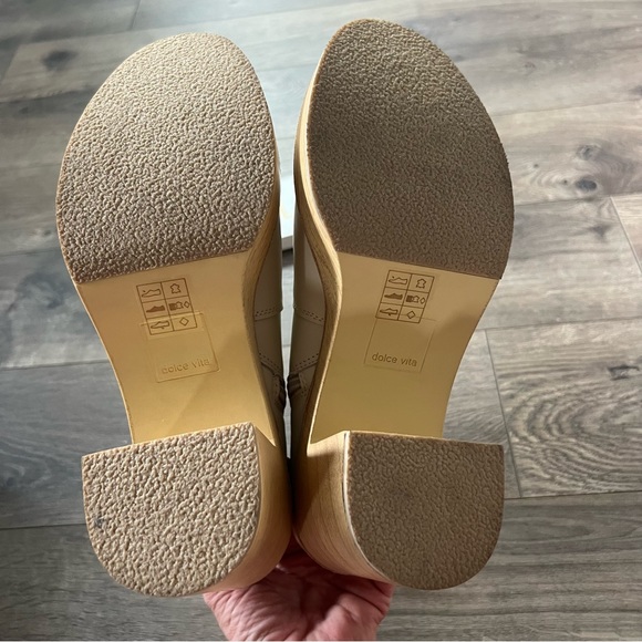 Dolce Vita Cecile Wood Platform Booties NWOT - Picture 5 of 7